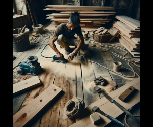 Renowacja podłóg drewnianych